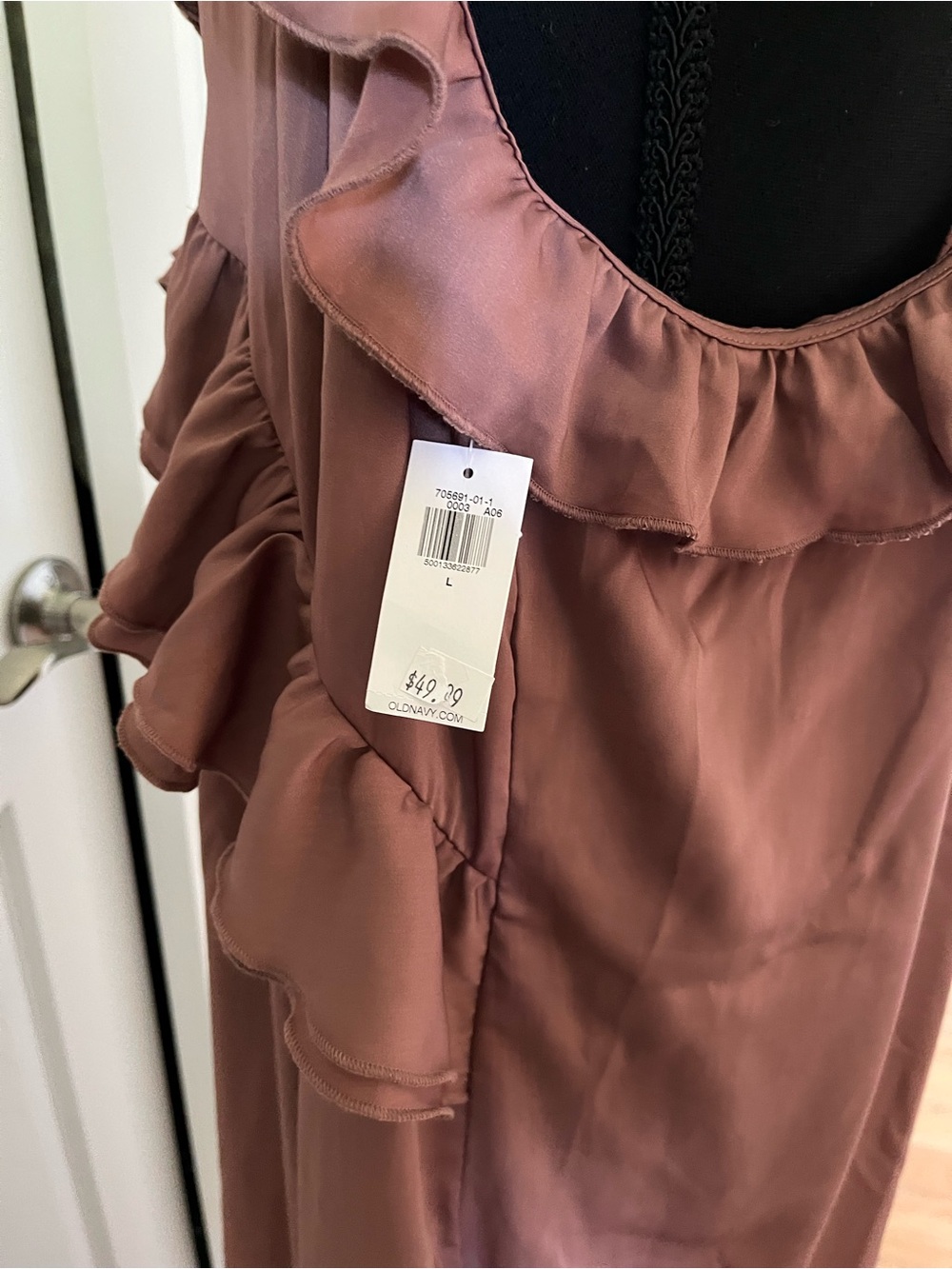Old Navy Ruffle Trim Maxi Dress | NWT ⭐️ | Sz Large - Picture 8 of 10